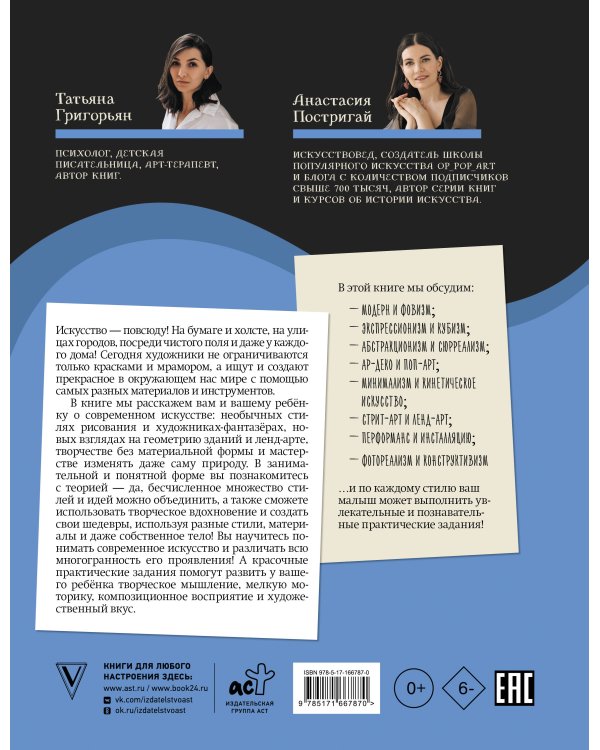 От модерна до Бэнкси: искусство детям полезно и увлекательно