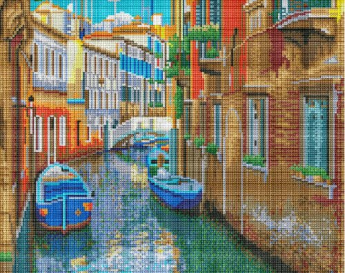 Алмаз.мозаика (блест) 40х50 см, с подр., с полн.заполн. (27цв.) ЧАРУЮЩАЯ ВЕНЕЦИЯ (Арт. AS4020)