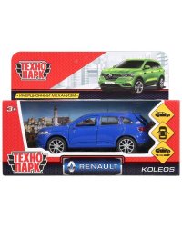 Машина металл RENAULT KOLEOS, длина 12см, открыв. двери, инерц, синий, в кор. Технопарк в кор.2*36шт
