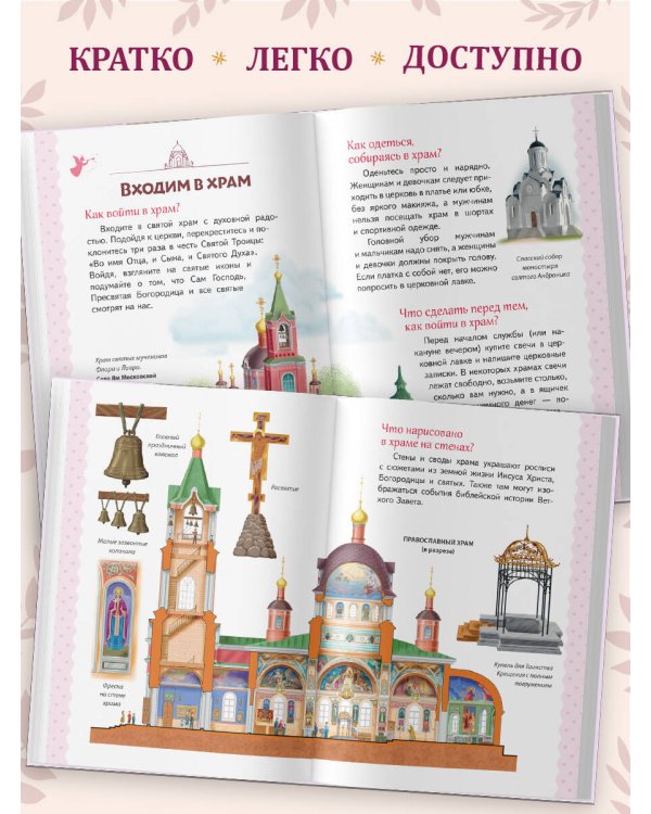 Лучший подарок крестнице. 77 самых главных вопросов и ответов (ил. И. Панкова) (с грифом РПЦ)