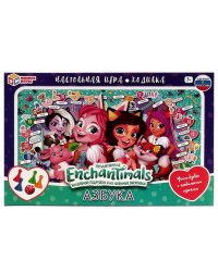 Азбука. Настольная игра-ходилка. Энчантималс. 217х330х27 мм. Умные игры. в кор.20шт