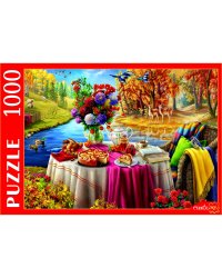 ПАЗЛЫ 1000 элементов. Ф1000-0754 НАТЮРМОРТ В ОСЕННЕМ ЛЕСУ