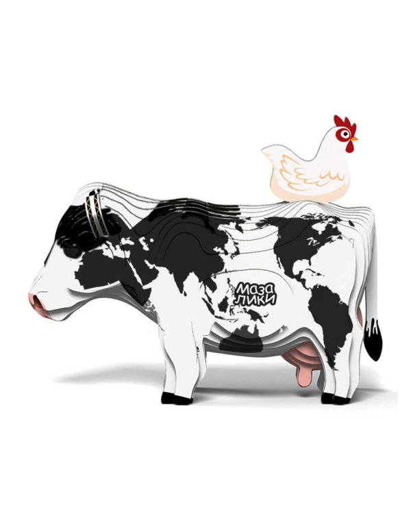 Настольная игра «Набор из картона "Корова"