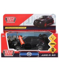 Машина металл свет-звук "NISSAN JUKE-R 2.0" 12см, инерц, ЧЕРНЫЙ в кор.Технопарк в кор.2*36шт