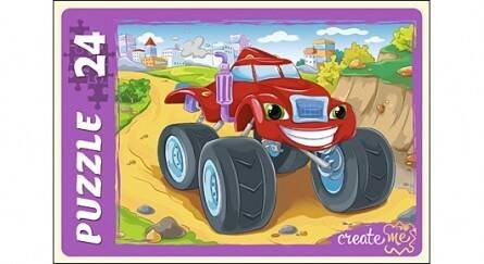 02. МАКСИ-ПАЗЛЫ 24 элемента (Рыжий Кот) МАКСИ-ПАЗЛЫ 24 элемента. ВЕСЁЛЫЙ ДЖИП (Арт. ПУ24-7288)