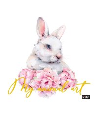 MyArt. My animal Art. СКЕТЧБУК 7БЦ. КРОЛИК