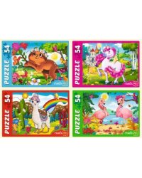 ПАЗЛЫ 54 элемента. Волшебный мир животных. Арт. П54-2615 кратно 32