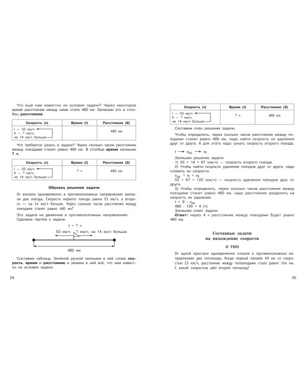 Задачи по математике. 4 класс