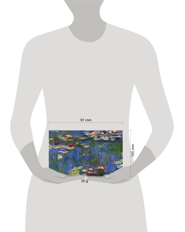 Кардхолдер. Моне. Кувшинки (в форме книжки, 215х65 мм)