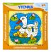 Игра из дерева "Уточка" (собираем по слоям)