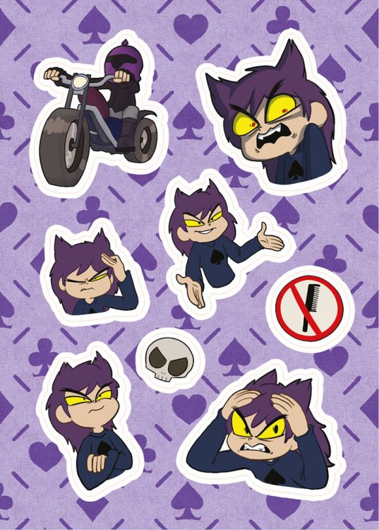 Комиксы студии «Феникс» Лист Стикеров "13 Карт: Пик. Земля Королей"