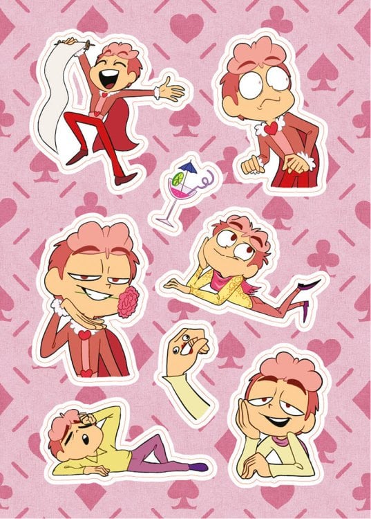 Комиксы студии «Феникс» Лист Стикеров "13 Карт: Ромео. Земля Королей"