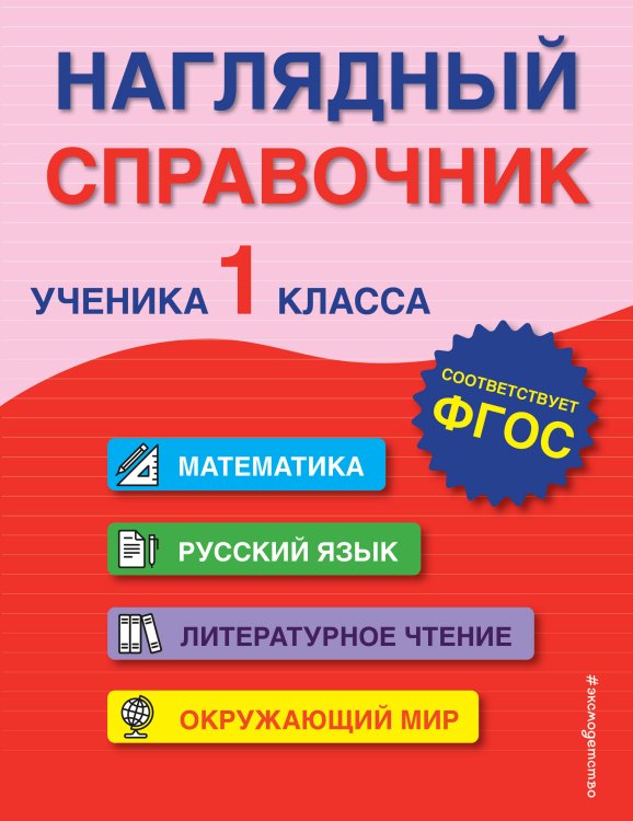 Наглядный справочник школьника. 1-4 классы (обложка) Наглядный справочник ученика 1-го класса