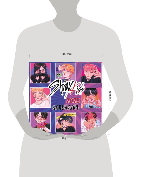Stray Kids. Календарь настенный на 2025 год (300х300 мм)