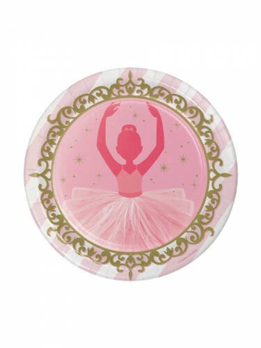 Бумажные тарелки Балерина, 23 см, 6 шт ФЛ-2776