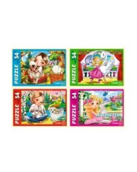 ПАЗЛЫ 54 элемента. Милые друзья. Арт. П54-2617 кратно 32