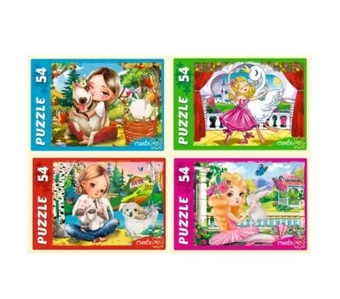 ПАЗЛЫ 54 элемента. Милые друзья. Арт. П54-2617 кратно 32