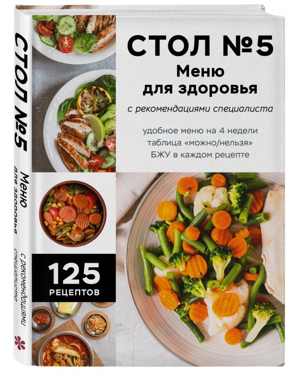 Стол №5. Меню для здоровья с рекомендациями специалиста