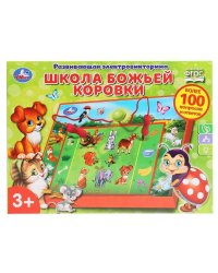 Электровикторина школа божьей коровки, более 100 вопросов и ответов в русс. кор. Умка в кор.24шт