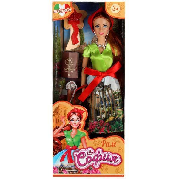 Кукла 29 см София , руки и ноги сгиб, акс, кор КАРАПУЗ в кор.24шт
