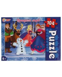 Принцесса льдов. Пазлы классические в коробке. Пазл 104 детали. Умные игры в кор.24шт