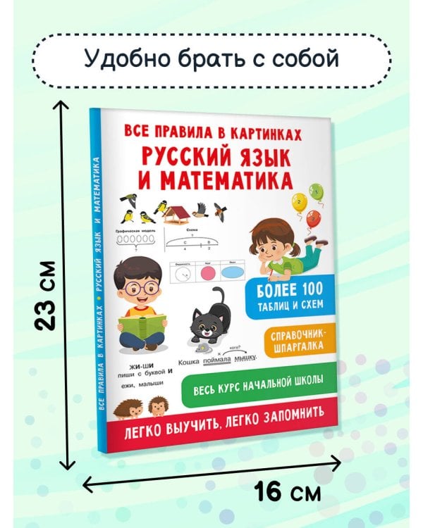 Все правила в картинках. Русский язык и математика
