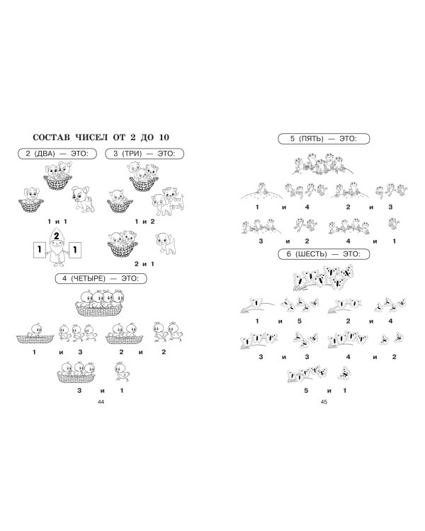 Все правила в картинках. Русский язык и математика