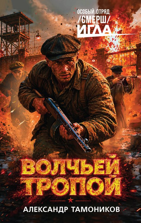 Обложка книги «Волчьей тропой» — Тамоников Александр Александрович, ISBN 9785042475528