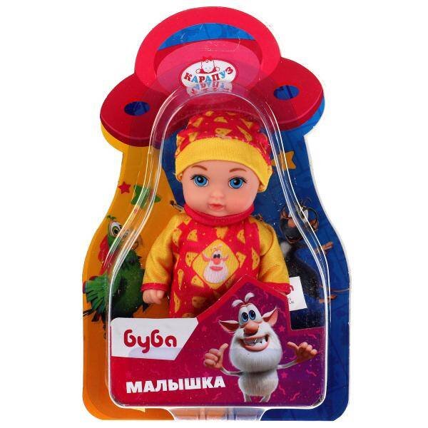 КУКЛЫ БУБА (Умка) Пупс неозвуч БУБА 12см, можно купать, на блистере КАРАПУЗ в кор.120шт