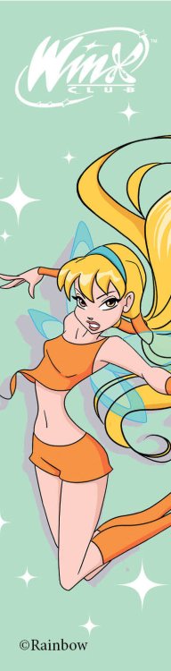 Вселенная Winx/Винкс Winx. Закладка с резинкой. Стелла
