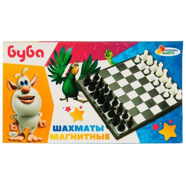 Шахматы магнитные БУБА кор.13,2*2,2*7см ИГРАЕМ ВМЕСТЕ в кор.2*192шт