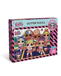 L.O.L. Пазл Премиум  с глиттером, 150 элементов.RA RA RA.