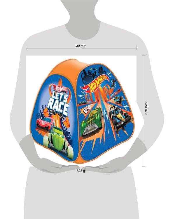 Палатка детская игровая HOT WHEELS 81х90х81см, в сумке Играем вместе в кор.24шт