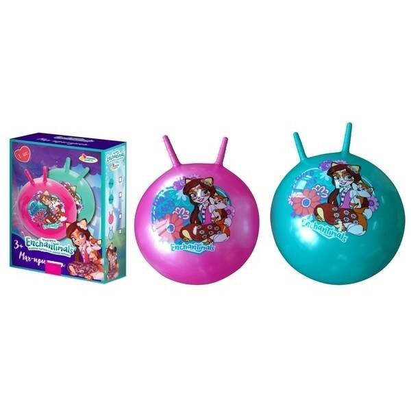МЯЧИ (Умка) Мяч "Играем вместе" "Enchantimals" 45см с рожками, в ассорт. в русс. кор. в кор.24шт