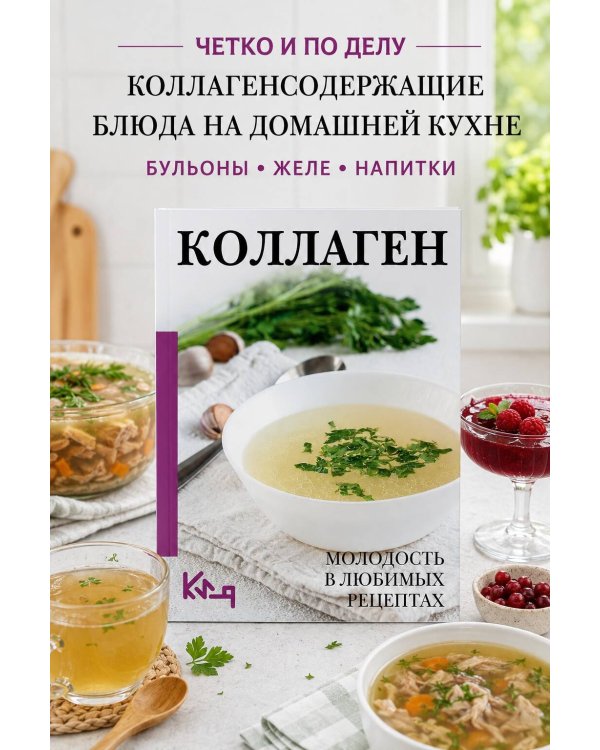 Дополнительное изображение книги «Коллаген. Молодость в любимых рецептах»