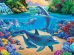 Алмаз мозаика (клас.) 30х40см,с подр.,с полн.заполн.(цв.) Морские обитатели ясным днём (Арт.AC34019)