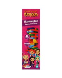 Настольная игра пирамидка девев.башня СКАЗОЧНЫЙ ПАТРУЛЬ кор.7,8*27*7,8см ИГРАЕМ ВМЕСТЕ в кор.25шт