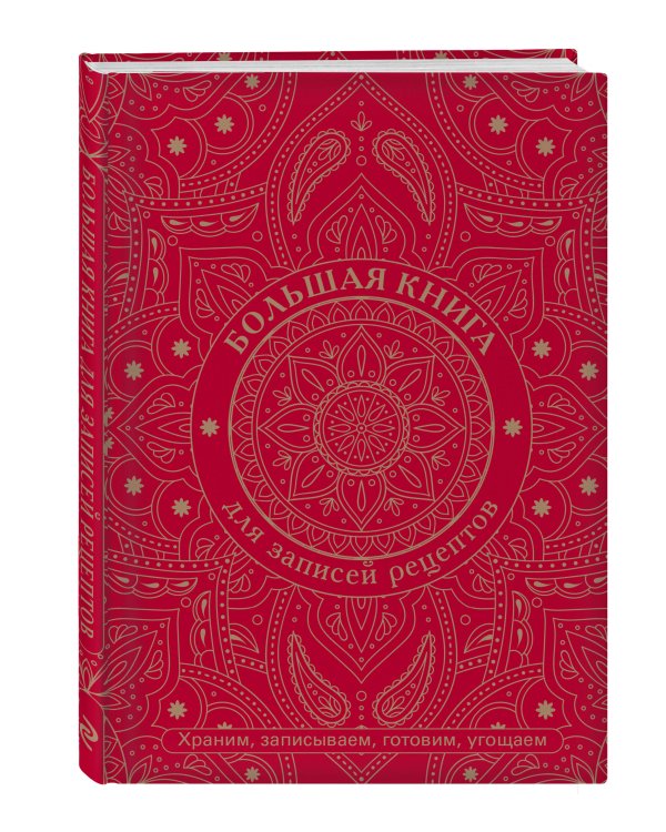 Большая книга для записей рецептов. Храним, записываем, готовим, угощаем