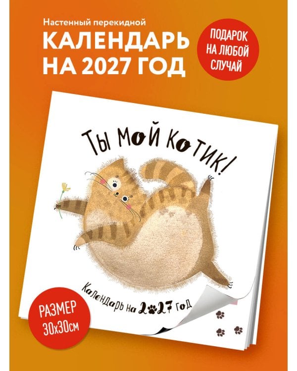 Дополнительное изображение книги «Ты мой котик. Календари настенные на 2027 год (300х300)»