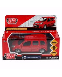 ТМ Технопарк. Машина металл "RENAULT KANGOO" 12см, открыв. двери, инерц., КРАСНЫЙ в кор в кор.2*36шт