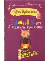 Рыжий кот в темной комнате