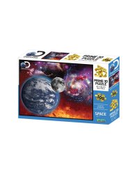 Пазл Super 3D "Космический пейзаж" ,500 дет.,6+  Р-р собран. пазла 61 х 46см (арт.10081) игр.-голов.