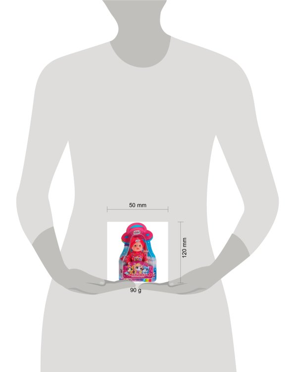 Пупс неозвуч 12см, можно купать, на блистере КАРАПУЗ в кор.120шт