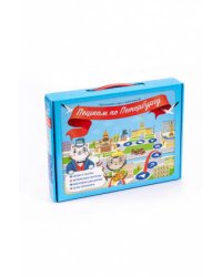 Игра настольная с викториной. Серия Мир на ладони. Пешком по Петербургу. ГЕОДОМ