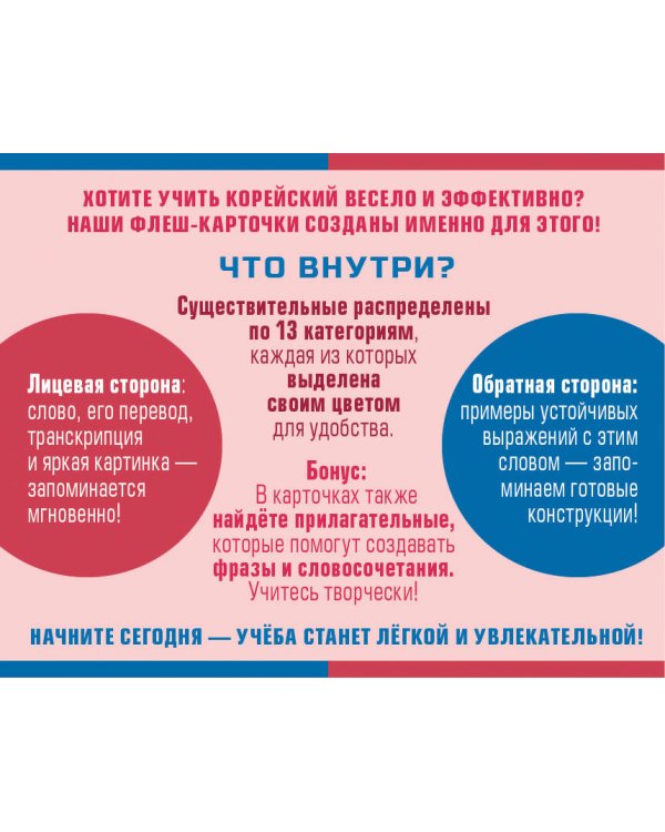800 самых нужных корейских слов и фраз. Флеш-карточки