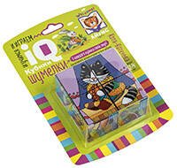 Умные кубики. Шумелки. 4 штуки. Котя-Котенька
