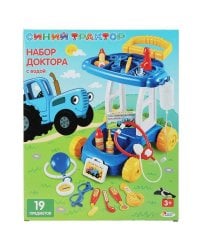Набор доктора Синий ТРАКТОР вода, кор.30*36,5*14см ИГРАЕМ ВМЕСТЕ в кор.24шт