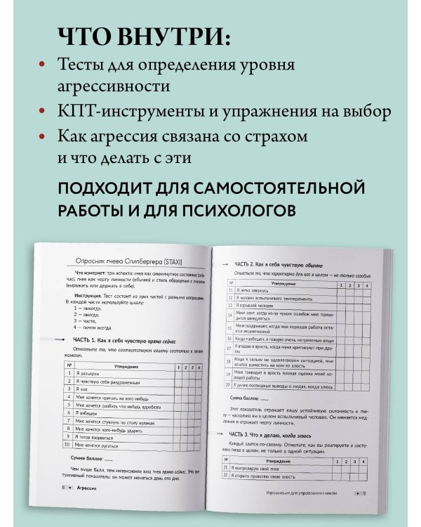 Дополнительное изображение книги «Агрессия. Упражнения для управления гневом»
