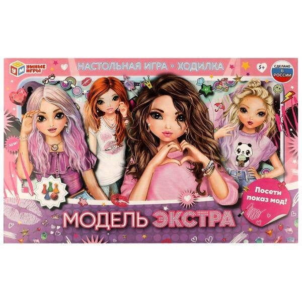 ИГРА-ХОДИЛКА (Умка) Игра-ходилка Модель ЭКСТРА. Настольная игра-ходилка. 217х330х27мм. Умные игры в кор.20шт
