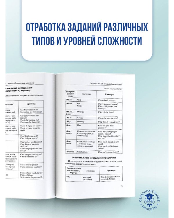 ОГЭ. Английский язык. Раздел "Грамматика и лексика" на основном государственном экзамене